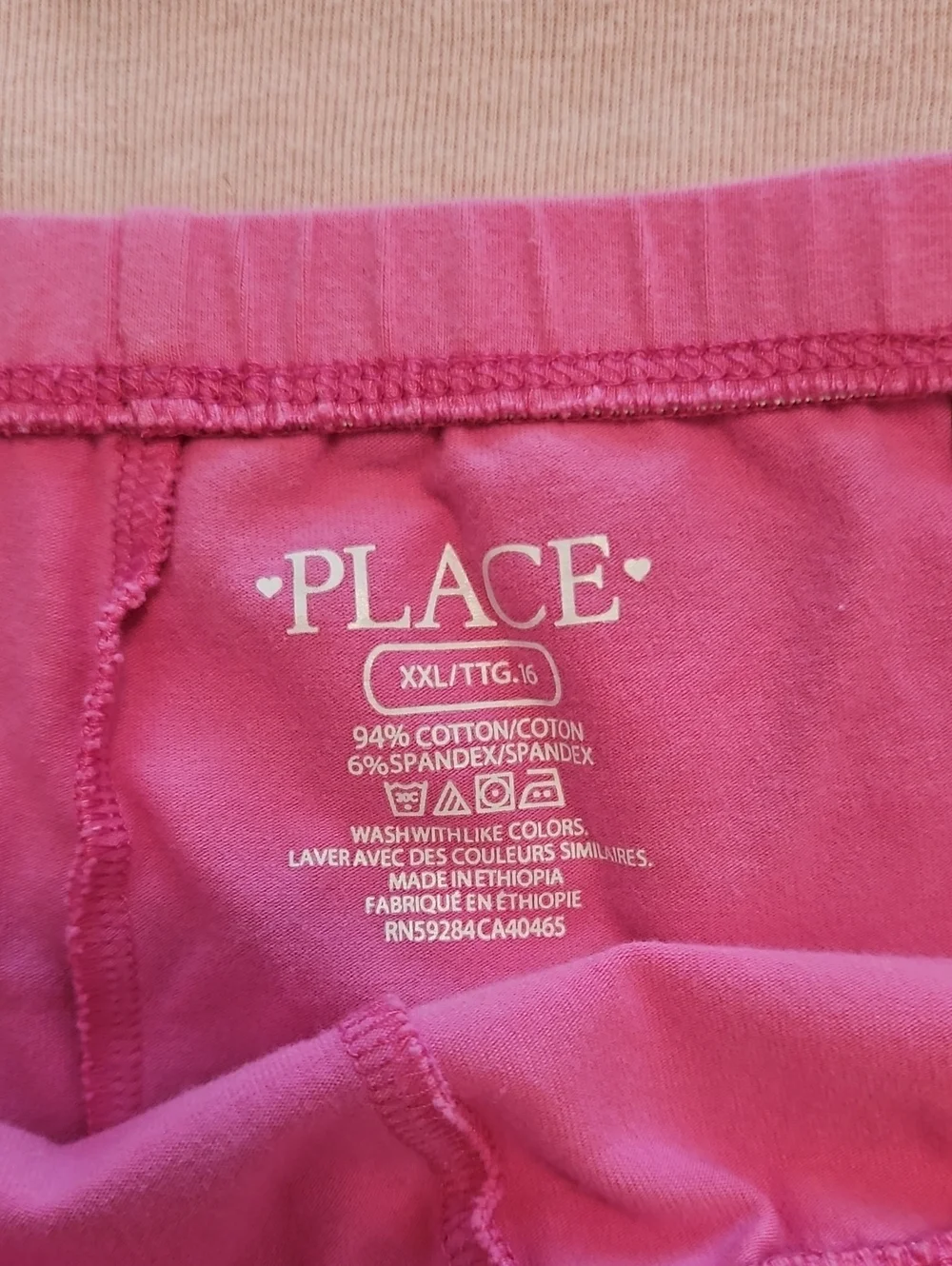 Place SHORTS XXL 16 w Coordinzted Top PINK ladies GREASE movie S Adults Kids 16